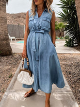 Load image into Gallery viewer, Maternity Wear Fashion Casual Loose Denim Dress