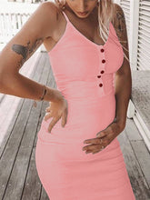 Load image into Gallery viewer, Maternity Pit Button Midi Dress