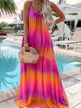 Load image into Gallery viewer, Fashion Gradient Contrast Color Maternity Sling Dress