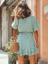 Load image into Gallery viewer, Maternity Dress With Elastic Waist And Ruffle