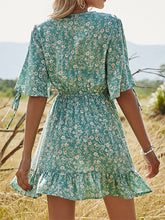 Load image into Gallery viewer, Maternity Fashion Floral V-Neck Dress