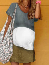 Load image into Gallery viewer, Maternity Summer Hedging Gradient Print Dress