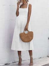 Load image into Gallery viewer, Simple Square Neck Suspender Sexy Maternity Dress