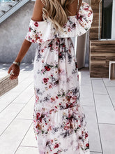 Load image into Gallery viewer, Maternity Floral Sling Dress