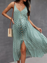 Load image into Gallery viewer, Maternity Fashion Casual Polka Dot Mini Dress