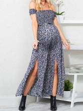 Load image into Gallery viewer, Irregular Sexy Maternity Dress With Floral Collar