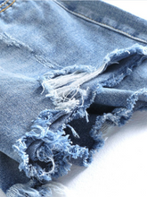 Load image into Gallery viewer, Fashion Trend Ripped Maternity Shorts