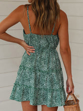 Load image into Gallery viewer, Sling Print Seaside Vacation Maternity Dress