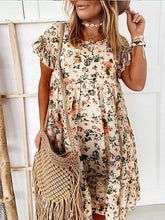 Load image into Gallery viewer, Maternity Fashion Casual Floral Mini Dress