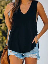 Load image into Gallery viewer, Maternity Pure Cotton Solid Color Sleeveless Top