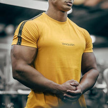 Load image into Gallery viewer, Men's Round Neck Running Fitness Short Sleeve