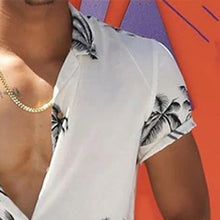 Load image into Gallery viewer, Men's Beach Print Short Sleeve Shirts