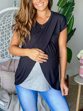 Load image into Gallery viewer, Maternity Wear Fashion Solid Color Casual Comfortable T-shirt Top