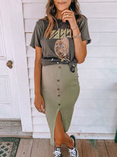 Load image into Gallery viewer, Casual Tiger Print Maternity Dress