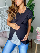 Load image into Gallery viewer, Maternity Wear Fashion Solid Color Casual Comfortable T-shirt Top