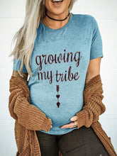 Load image into Gallery viewer, Maternity Lettering Short Sleeve T-Shirt