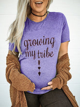 Load image into Gallery viewer, Maternity Lettering Short Sleeve T-Shirt