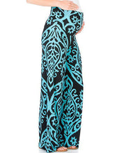 Load image into Gallery viewer, Bohemian Print Leopard Maternity Wide Leg Pants