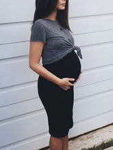 Load image into Gallery viewer, Fashion Casual Home Short Sleeve Maternity Dress