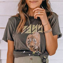 Load image into Gallery viewer, Casual Tiger Print Maternity Dress