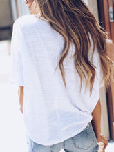 Load image into Gallery viewer, One Shoulder Loose Knotted Sleeves Maternty’s Top