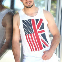 Load image into Gallery viewer, Independence Day Flag Sleeveless Men&#39;s Tops
