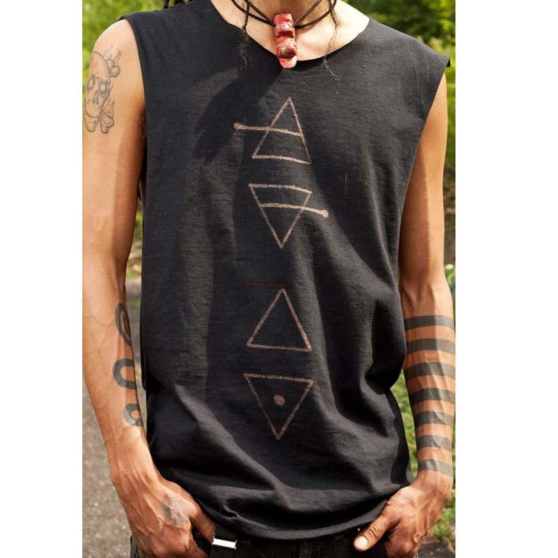Retro Rock Casual Loose Vest