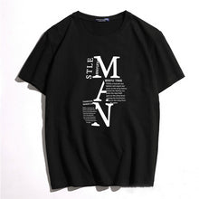 Load image into Gallery viewer, Letters Printed Loose Mens T-shirt
