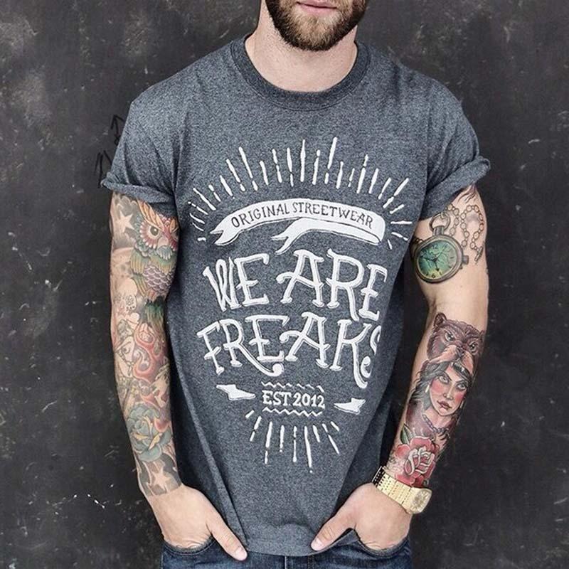 Retro Rock Casual Loose Short Sleeves