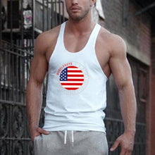 Load image into Gallery viewer, American Flag Slim Sweat Men&#39;s Tops
