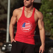 Load image into Gallery viewer, American Flag Slim Sweat Men&#39;s Tops
