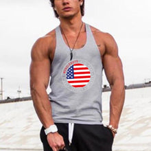 Load image into Gallery viewer, American Flag Slim Sweat Men&#39;s Tops
