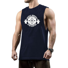 Load image into Gallery viewer, Comfortable Trend Fitness English Printed Vest
