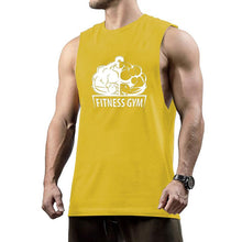 Load image into Gallery viewer, Comfortable Trend Fitness English Printed Vest
