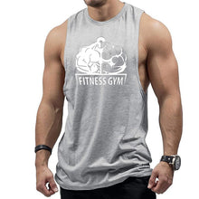 Load image into Gallery viewer, Comfortable Trend Fitness English Printed Vest
