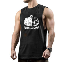 Load image into Gallery viewer, Comfortable Trend Fitness English Printed Vest
