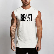 Load image into Gallery viewer, Letter Printed Sleeveless Cotton Men&#39;s Tops
