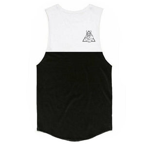 Men's Fashion Stitching Sleeveless Vest