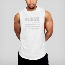 Load image into Gallery viewer, Men&#39;s Letter Printed Loose Sport Hooded Vest
