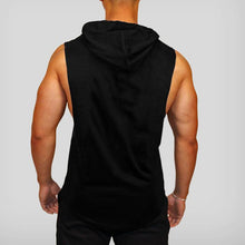 Load image into Gallery viewer, Men&#39;s Letter Printed Loose Sport Hooded Vest
