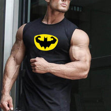 Load image into Gallery viewer, Muscle Batman Fitness Tight Men&#39;s Tops
