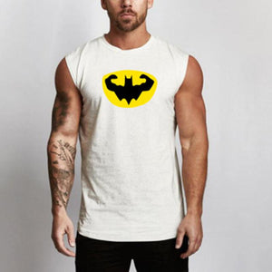 Muscle Batman Fitness Tight Men's Tops