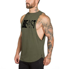 Load image into Gallery viewer, Cotton Vest Round Neck Men&#39;s Tops
