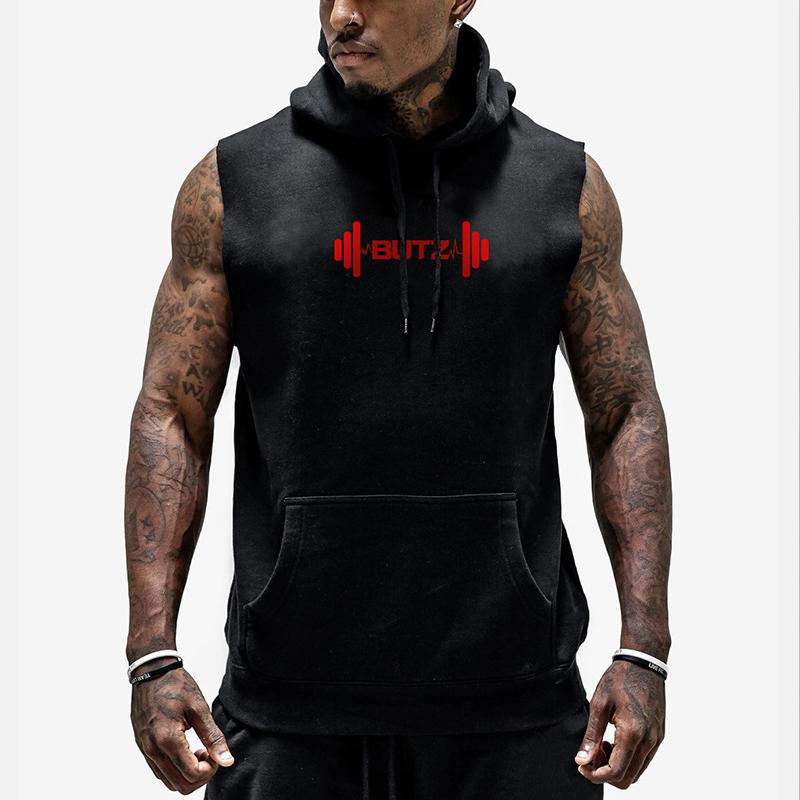 Men's Casual Sports Hooded Vest