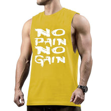 Load image into Gallery viewer, Comfortable Trend Fitness English Printed Vest
