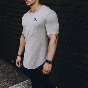 Men's Casual Slim Round Neck Short Sleeve Sports T-Shirt