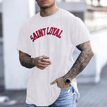 Load image into Gallery viewer, Men&#39;s Casual Letter Printed Short-Sleeved T-Shirt
