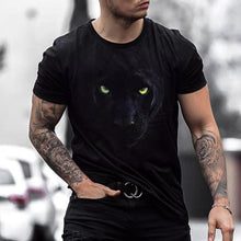 Load image into Gallery viewer, Black Panther Print Sports Breathable Men&#39;s Tops
