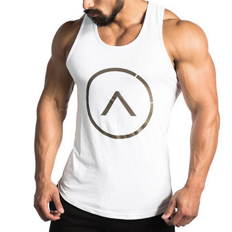 Men's Cotton Printed Stretch Sports Vest