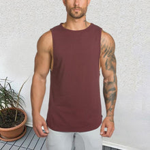 Load image into Gallery viewer, Quick-Drying Fitness Back Stitching Men&#39;s Tops
